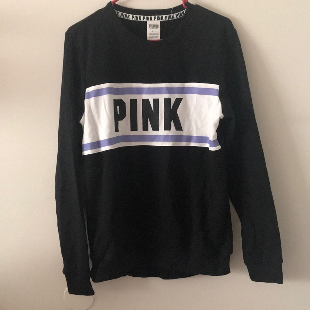 Victoria’s Secret Pink black sweater size small